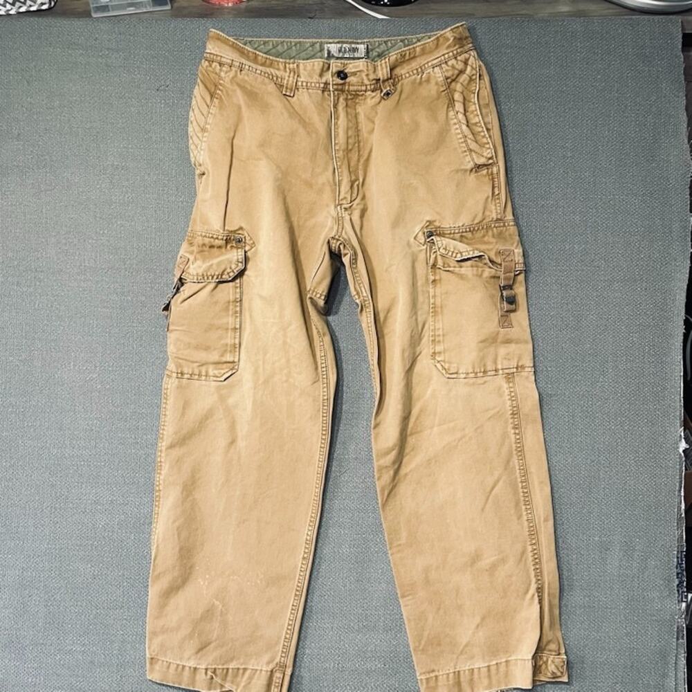 Old Navy Aviator Style Cargo Pants Men 31x30 Utility Distressed Paratrooper